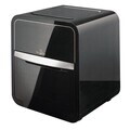 Cuptor cu friteuza cu aer cald Berlinger Haus, Black Rose, 2000W, 12 L, negru