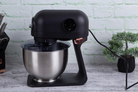 Robot de bucatarie Berlinger Haus, Black Rose, 1200W, aluminiu turnat/inox, negru/argintiu