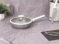 Tigaie adanca cu capac Berlinger Haus, Aspen, 24 cm, 2.3 L, aluminiu forjat, gri mat