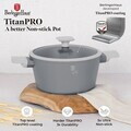 Set pentru gatit Berlinger Haus, Aspen, 15 piese, aluminiu forjat, gri mat