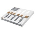 Set 5 cutite cu suport magnetic Berlinger Haus, Aspen, inox/lemn, gri mat/natur