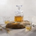 Set 4 pahare si sticla pentru whisky Berlinger Haus, Whisky, 750ml / 220 ml, sticla, transparent