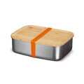 Cutie pentru pranz Berlinger Haus, Take Away, 21.2x15.8x7 cm, inox 18/10 / bambus, argintiu/natur