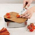 Cutie pentru pranz Berlinger Haus, Take Away, 21.2x15.8x7 cm, inox 18/10 / bambus, argintiu/natur