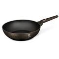 Tigaie Wok Berlinger Haus, Primal Gloss, 28 cm, 3.2 L, aluminiu forjat, negru