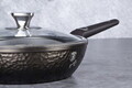 Tigaie adanca cu capac Berlinger Haus, Primal Gloss, 24 cm, 2.3 L, aluminiu forjat, negru