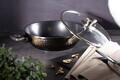 Oala cu capac Berlinger Haus, Primal Gloss, 24 cm, 2.3 L, aluminiu forjat, negru