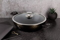 Oala cu capac Berlinger Haus, Primal Gloss, 28 cm, 3.8 L, aluminiu forjat, negru