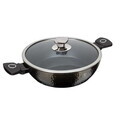 Oala cu capac Berlinger Haus, Primal Gloss, 28 cm, 3.8 L, aluminiu forjat, negru