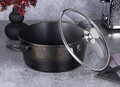 Oala cu capac Berlinger Haus, Primal Gloss, 28 cm, 6.1 L, aluminiu forjat, negru
