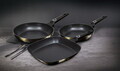 Set 3 tigai Berlinger Haus, Primal Gloss, 20/24/28 cm, aluminiu forjat, negru