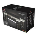 Set cutie pentru paine si 3 recipiente Berlinger Haus, Primal Gloss, 38.5x28x18.5 cm, inox, negru/argintiu
