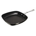 Tigaie grill Berlinger Haus, Shine Basalt, 28 cm, 2.1 L, aluminiu forjat, negru