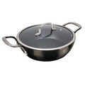 Oala cu capac Berlinger Haus, Shine Basalt, 28 cm, 3.8 L, aluminiu forjat, negru