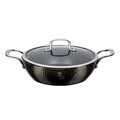 Oala cu capac Berlinger Haus, Shine Basalt, 28 cm, 3.8 L, aluminiu forjat, negru