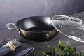 Oala cu capac Berlinger Haus, Shine Basalt, 28 cm, 3.8 L, aluminiu forjat, negru