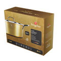 Oala cu capac Berlinger Haus, Hammered Gold, 28 cm, 6.1 L, aluminiu forjat, auriu