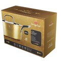 Oala cu capac Berlinger Haus, Hammered Gold, 32 cm, 8.1 L, aluminiu forjat, auriu