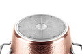 Oala cu capac Berlinger Haus, Hammered Copper, 24 cm, 4.1 L, aluminiu forjat, cupru