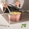 Oala cu capac Berlinger Haus, Hammered Copper, 24 cm, 4.1 L, aluminiu forjat, cupru
