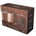 Oala cu capac Berlinger Haus, Hammered Copper, 26 cm, 5.2 L, aluminiu forjat, cupru