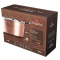 Oala cu capac Berlinger Haus, Hammered Copper, 30 cm, 8 L, aluminiu forjat, cupru