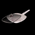 Tigaie grill cu capac Berlinger Haus, Black Vantage, 28 cm, 2.1 L, aluminiu forjat, negru lucios