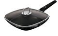 Tigaie grill cu capac Berlinger Haus, Black Vantage, 28 cm, 2.1 L, aluminiu forjat, negru lucios