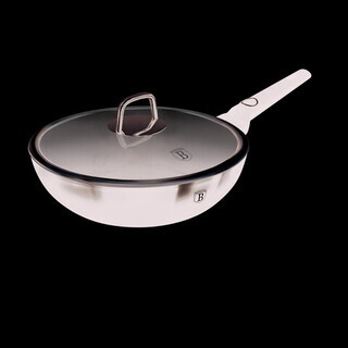 Negru lucios, Tigaie Wok 28 cm