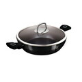 Oala cu capac Berlinger Haus, Black Vantage, 30 cm, 4.5 L, aluminiu forjat, negru lucios