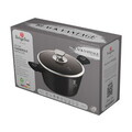 Oala cu capac Berlinger Haus, Black Vantage, 20 cm, 2.5 L, aluminiu forjat, negru lucios