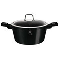 Oala cu capac Berlinger Haus, Black Vantage, 28 cm, 6.1 L, aluminiu forjat, negru lucios