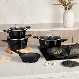 Negru lucios, Set 10 piese