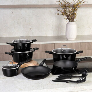 Negru lucios, Set 15 piese