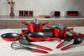 Set pentru gatit Berlinger Haus, Burgundy, 13 piese, aluminiu forjat, rosu