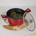 Set pentru gatit Berlinger Haus, Burgundy, 22 piese, aluminiu forjat, rosu
