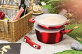 Set pentru gatit Berlinger Haus, Burgundy, 22 piese, aluminiu forjat, rosu