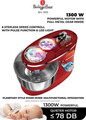 Robot de bucatarie Berlinger Haus, Burgundy, 1300W, inox/plastic, rosu/argintiu