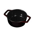 Cratita cu capac Berlinger Haus, Strong Mold, 10 cm, 310 ml, fonta, visiniu