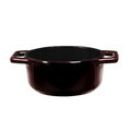 Cratita cu capac Berlinger Haus, Strong Mold, 10 cm, 310 ml, fonta, visiniu