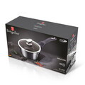 Cratita cu capac Berlinger Haus, Carbon Pro, 16 cm, 1.2 L, aluminiu forjat, gri inchis