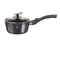 Cratita cu capac Berlinger Haus, Carbon Pro, 16 cm, 1.2 L, aluminiu forjat, gri inchis