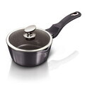 Cratita cu capac Berlinger Haus, Carbon Pro, 16 cm, 1.2 L, aluminiu forjat, gri inchis
