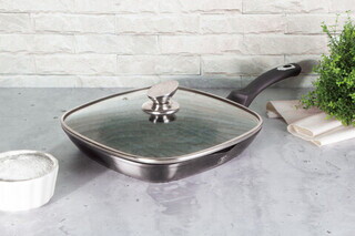 Gri inchis, Tigaie grill 28 cm