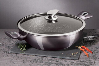 Gri inchis, Tigaie Wok 30 cm