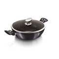 Oala cu capac Berlinger Haus, Carbon Pro, 28 cm, 3.8 L, aluminiu forjat, gri inchis