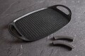 Tava grill Berlinger Haus, Carbon Pro, 47x29 cm, aluminiu forjat, gri inchis/negru