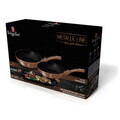 Set 2 tigai si tava Berlinger Haus, Rose Gold, 22 cm / 26 cm / 36x23 cm, aluminiu forjat, roz