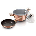 Set pentru gatit Berlinger Haus, Rose Gold, 4 piese, aluminiu forjat, roz