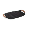 Tava grill Berlinger Haus, Rose Gold, 47x29 cm, aluminiu forjat, roz/negru